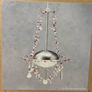 IKEA Minnen Chandelier Light with Colourful Beads Kids Princess Bedroom New